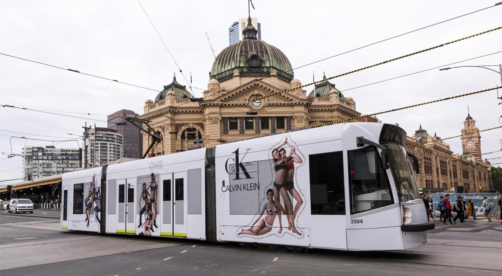 tram advertising wrap